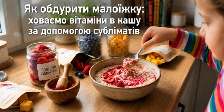 Як обдурити малоїжку: ховаємо вітаміни в кашу за допомогою субліматів